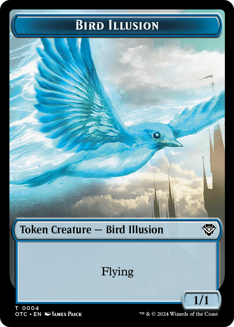 Dragon Elemental // Bird Illusion Double-Sided Token [Outlaws of Thunder Junction Commander Tokens] - Magic: The Gathering - Card Brawlers | Quebec | Canada |