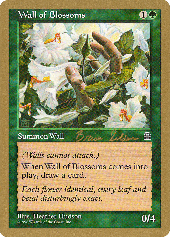 Wall of Blossoms (Brian Selden) [World Championship Decks 1998] - Magic: The Gathering - Card Brawlers | Quebec | Canada |