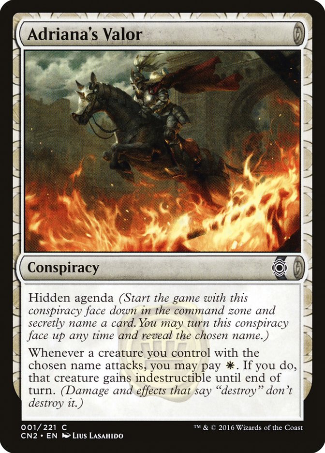 Adriana's Valor [Conspiracy: Take the Crown] - Magic: The Gathering - Card Brawlers | Quebec | Canada |