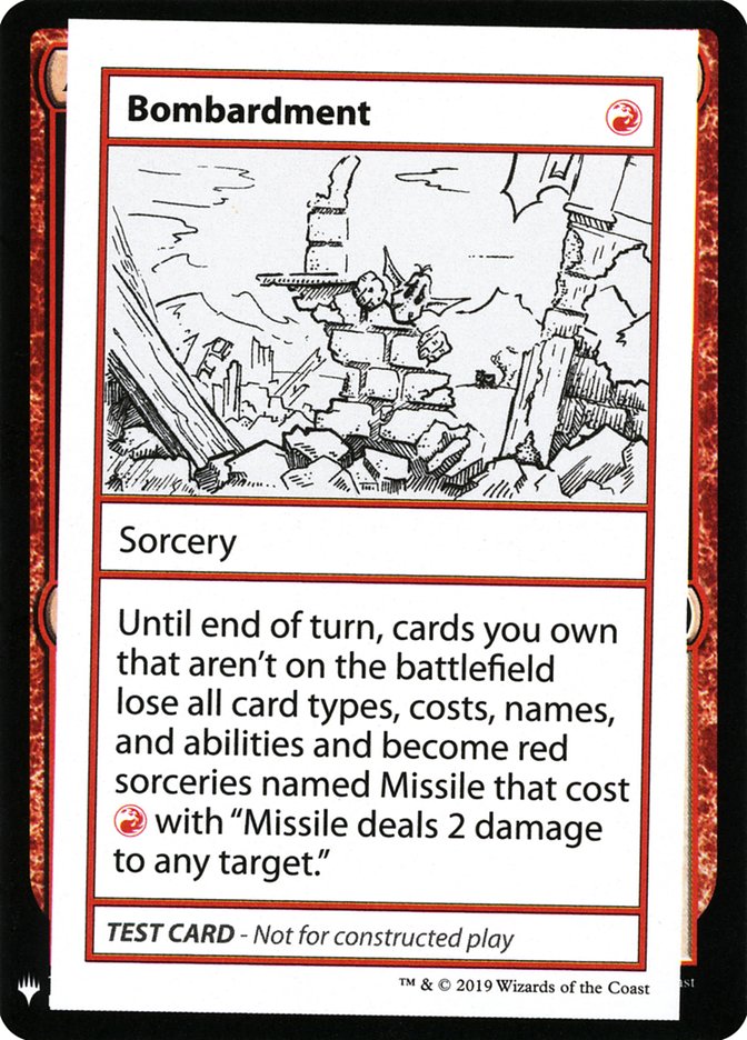 Bombardment [Mystery Booster Playtest Cards] - Magic: The Gathering - Card Brawlers | Quebec | Canada |
