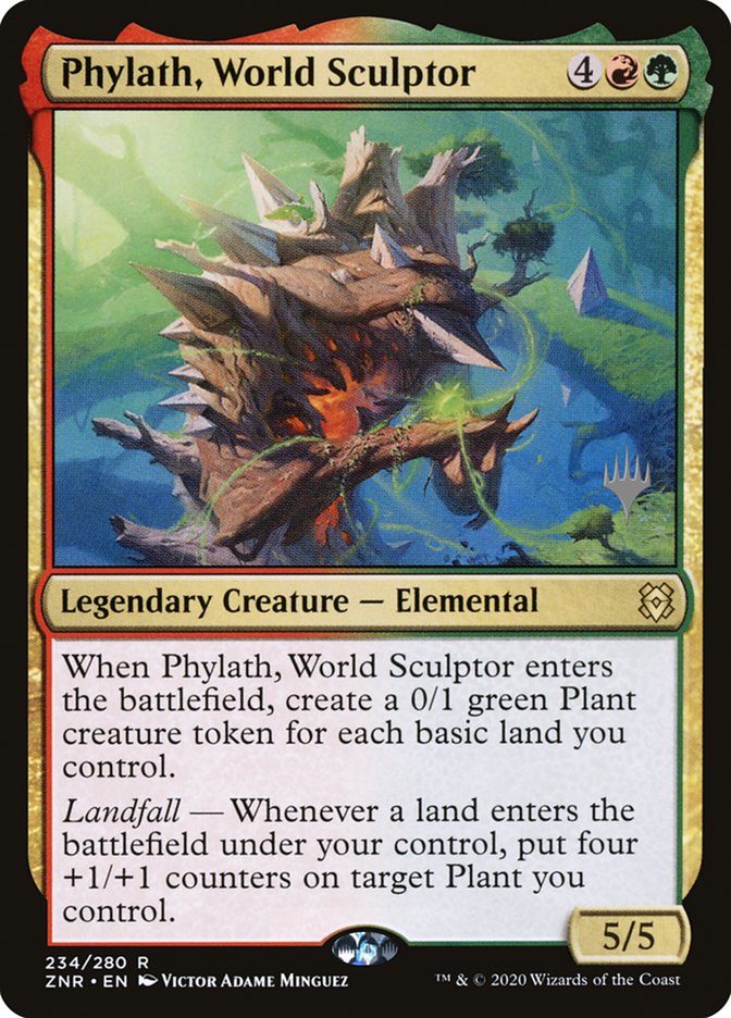 Phylath, World Sculptor (Promo Pack) [Zendikar Rising Promos] - Magic: The Gathering - Card Brawlers | Quebec | Canada |