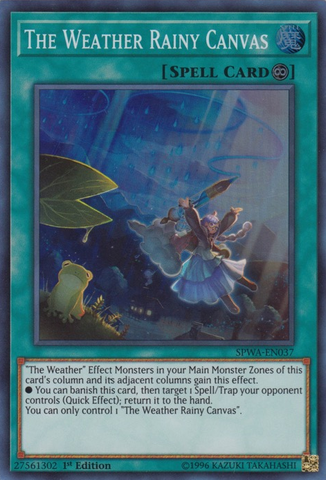 The Weather Rainy Canvas [SPWA-EN037] Super Rare - Yu-Gi-Oh! - Card Brawlers | Quebec | Canada |