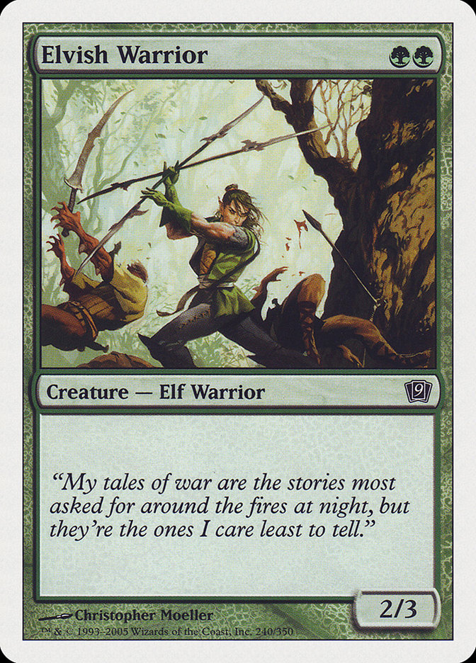 Elvish Warrior [Ninth Edition] - Magic: The Gathering - Card Brawlers | Quebec | Canada |
