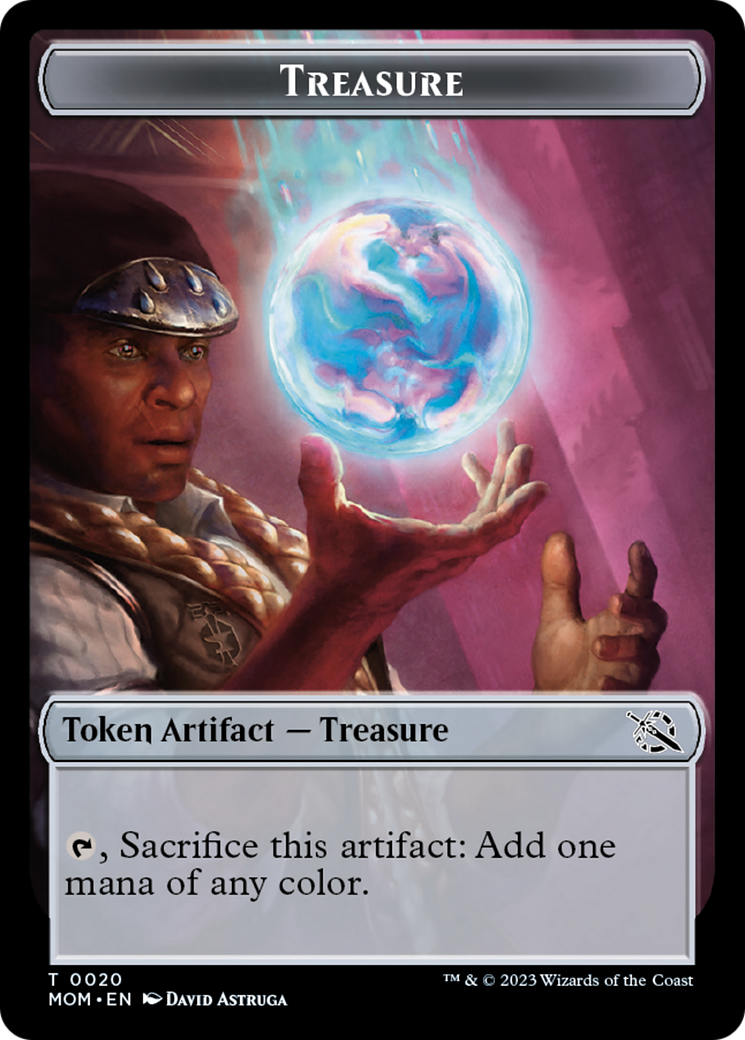 Treasure (20) // Spirit (13) Double-Sided Token [March of the Machine Tokens] - Magic: The Gathering - Card Brawlers | Quebec | Canada |