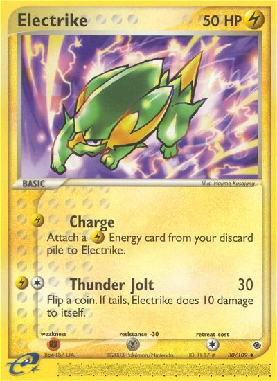Electrike (30/109) [EX: Ruby & Sapphire] - Pokémon - Card Brawlers | Quebec | Canada |