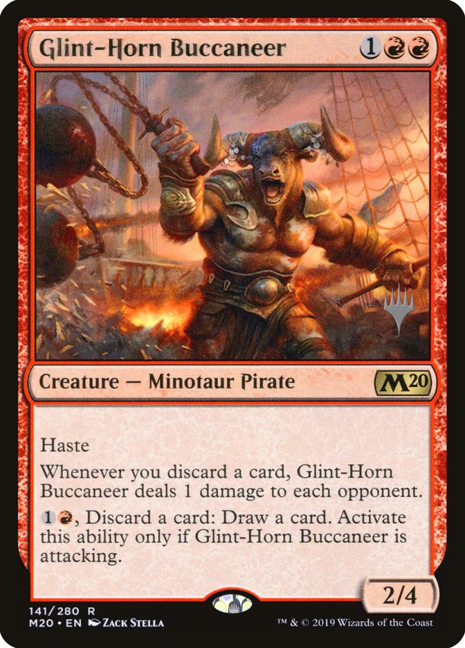 Glint-Horn Buccaneer (Promo Pack) [Core Set 2020 Promos] - Magic: The Gathering - Card Brawlers | Quebec | Canada |