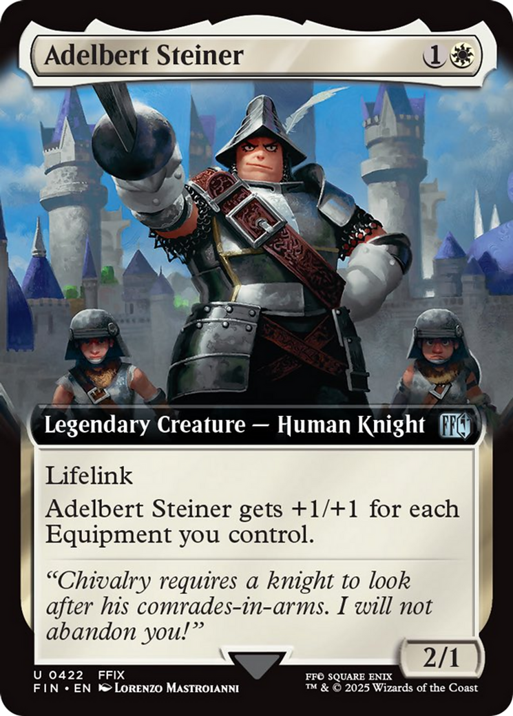 Adelbert Steiner (Extended Art) [FINAL FANTASY] - Magic: The Gathering - Card Brawlers | Quebec | Canada |