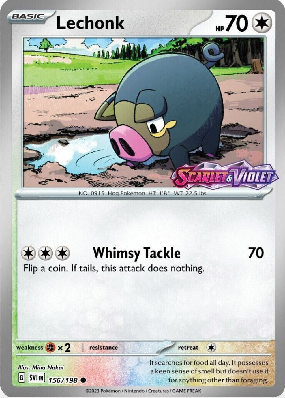 Lechonk (156/198) (Best Buy Promo) [Scarlet & Violet: Base Set] - Pokémon - Card Brawlers | Quebec | Canada |