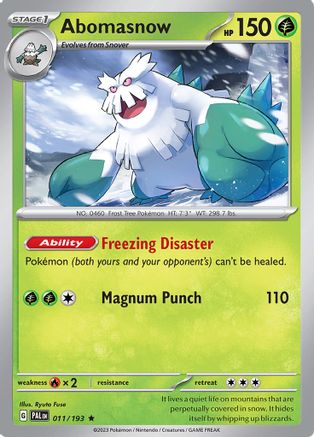 Abomasnow (011/193) [Scarlet & Violet: Paldea Evolved] - Pokémon - Card Brawlers | Quebec | Canada |
