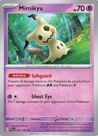 Mimikyu (097/193) [Scarlet & Violet: Paldea Evolved] - Pokémon - Card Brawlers | Quebec | Canada |