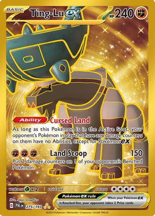 Ting-Lu ex (275/193) [Scarlet & Violet: Paldea Evolved] - Pokémon - Card Brawlers | Quebec | Canada |