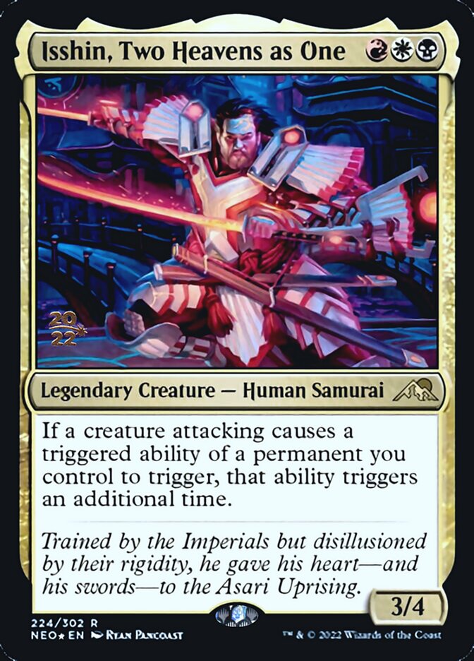 Isshin, Two Heavens as One [Kamigawa: Neon Dynasty Prerelease Promos] - Magic: The Gathering - Card Brawlers | Quebec | Canada |