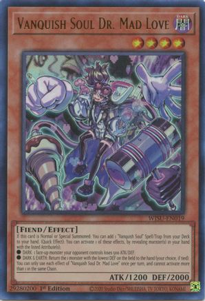 Vanquish Soul Dr. Mad Love [WISU-EN019] Ultra Rare - Yu-Gi-Oh! - Card Brawlers | Quebec | Canada |