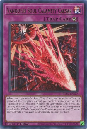 Vanquish Soul Calamity Caesar [WISU-EN027] Rare - Yu-Gi-Oh! - Card Brawlers | Quebec | Canada |