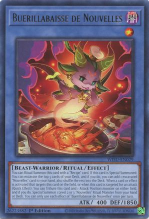 Buerillabaisse de Nouvelles [WISU-EN029] Rare - Yu-Gi-Oh! - Card Brawlers | Quebec | Canada |