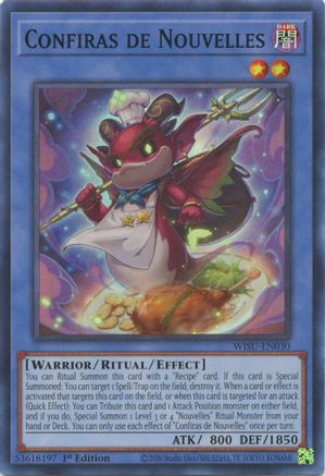 Confiras de Nouvelles [WISU-EN030] Super Rare - Yu-Gi-Oh! - Card Brawlers | Quebec | Canada |