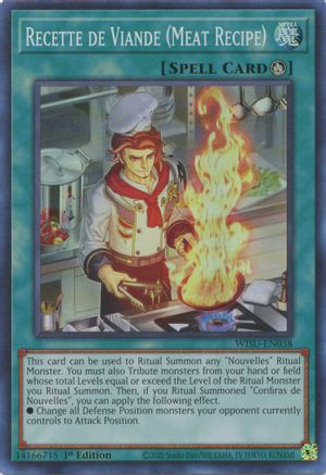 Recette de Viande (Meat Recipe) [WISU-EN038] Super Rare - Yu-Gi-Oh! - Card Brawlers | Quebec | Canada |
