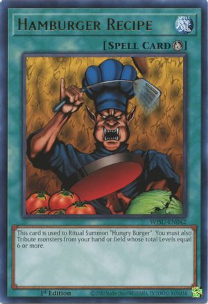 Recette de hamburger [WISU-EN042] Rare 