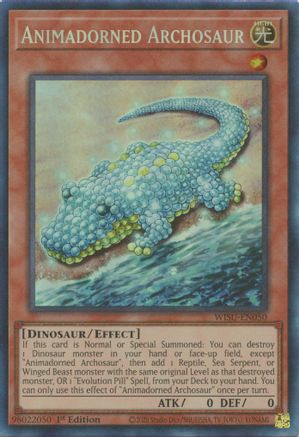 Animadorned Archosaur [WISU-EN050] Collector's Rare - Yu-Gi-Oh! - Card Brawlers | Quebec | Canada |