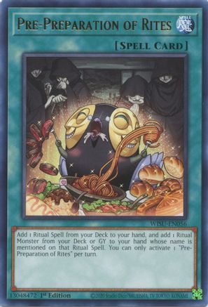 Pre-Preparation of Rites [WISU-EN056] Rare - Yu-Gi-Oh! - Card Brawlers | Quebec | Canada |