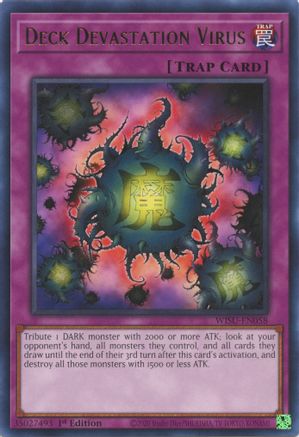 Deck Devastation Virus [WISU-EN058] Rare - Yu-Gi-Oh! - Card Brawlers | Quebec | Canada |