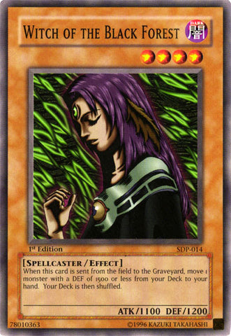 Witch of the Black Forest [SDP-014] Common - Yu-Gi-Oh! - Card Brawlers | Quebec | Canada |