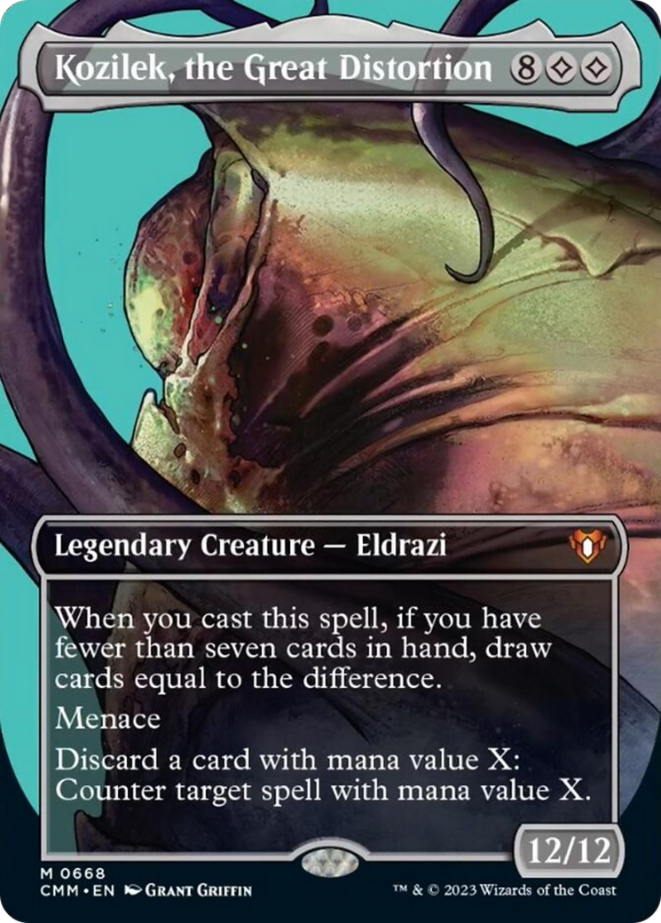 Kozilek, the Great Distortion (Borderless Profile) [Commander Masters] - Magic: The Gathering - Card Brawlers | Quebec | Canada |