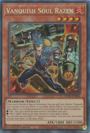 Vanquish Soul Razen [WISU-EN016] Collector's Rare - Yu-Gi-Oh! - Card Brawlers | Quebec | Canada |