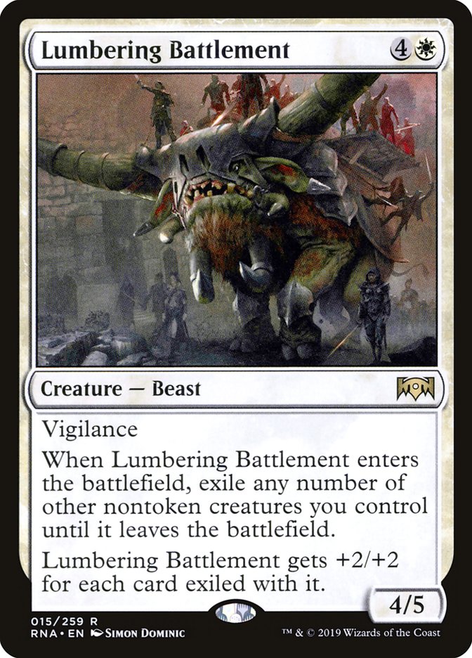 Lumbering Battlement [Ravnica Allegiance] - Magic: The Gathering - Card Brawlers | Quebec | Canada |