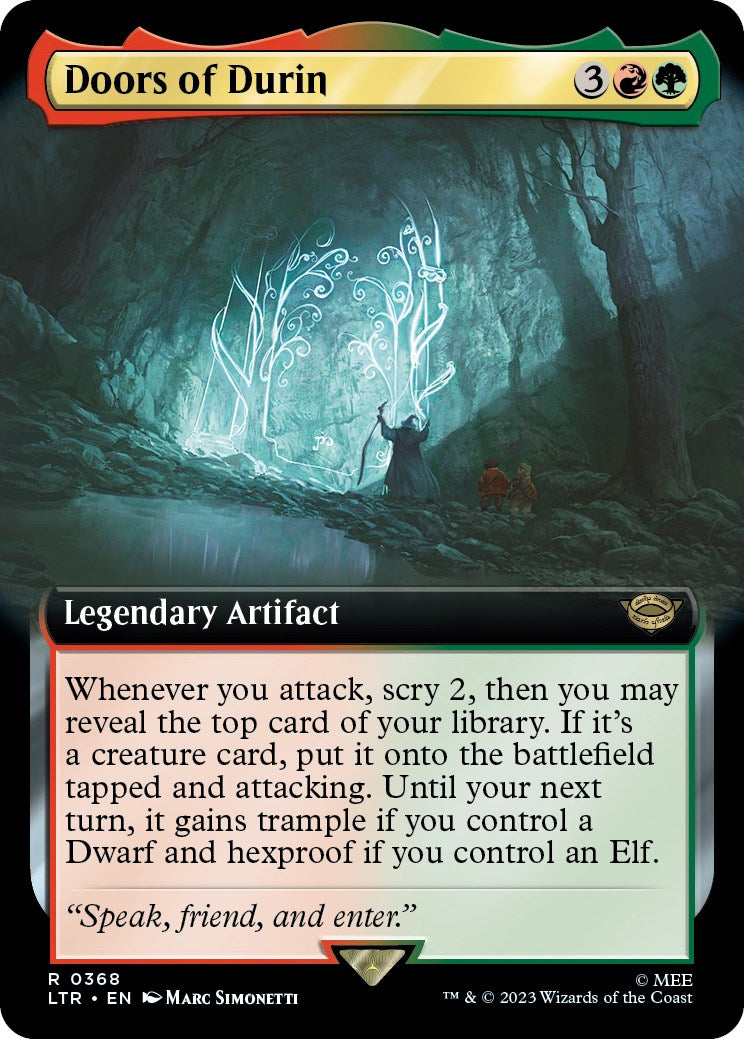 Doors of Durin (Extended Art) [The Lord of the Rings: Tales of Middle-Earth] - Magic: The Gathering - Card Brawlers | Quebec | Canada |