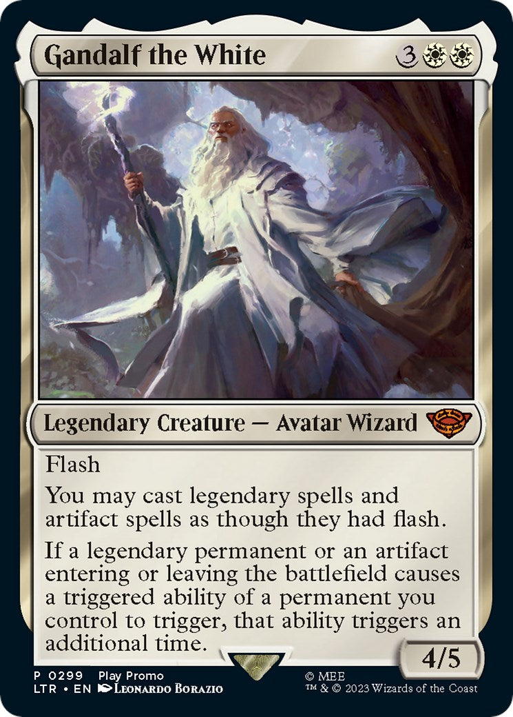 Gandalf the White (Play Promo) [The Lord of the Rings: Tales of Middle-Earth] - Magic: The Gathering - Card Brawlers | Quebec | Canada |