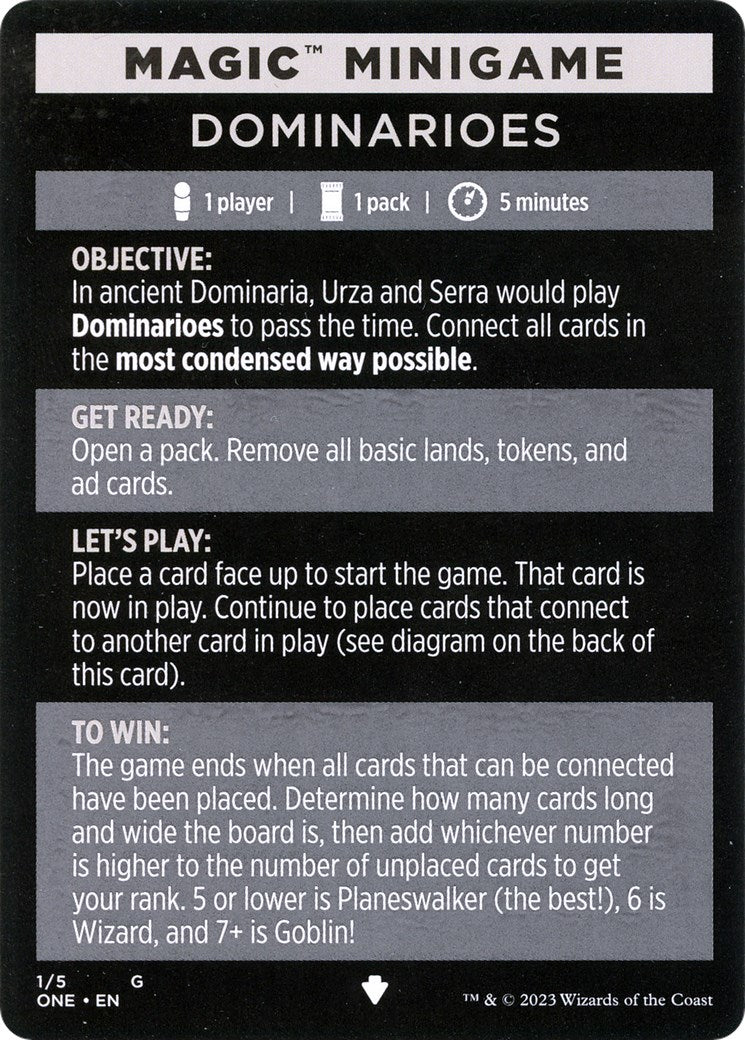 Dominarioes (Magic Minigame) [Phyrexia: All Will Be One Minigame] - Magic: The Gathering - Card Brawlers | Quebec | Canada |