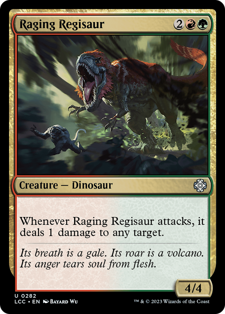 Raging Regisaur [The Lost Caverns of Ixalan Commander] - Magic: The Gathering - Card Brawlers | Quebec | Canada |