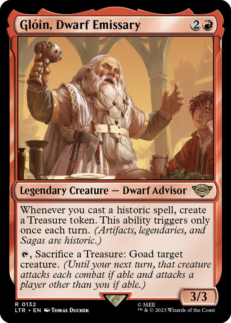 Gloin, Dwarf Emissary [The Lord of the Rings: Tales of Middle-Earth] - Magic: The Gathering - Card Brawlers | Quebec | Canada |