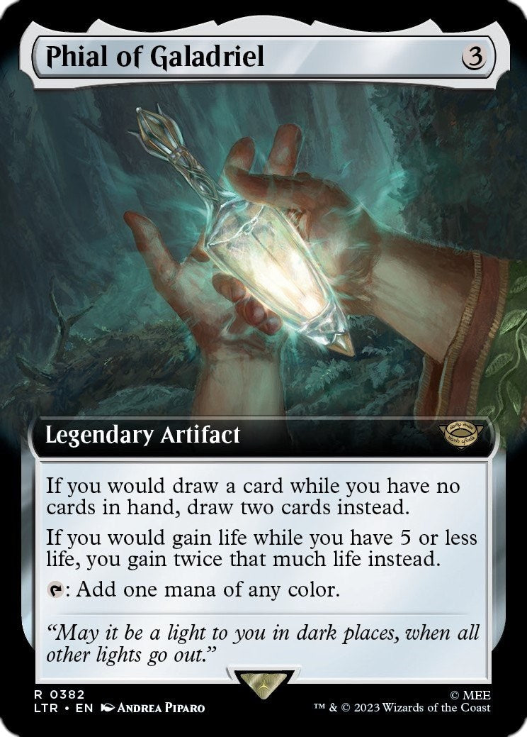Phial of Galadriel (Extended Art) [The Lord of the Rings: Tales of Middle-Earth] - Magic: The Gathering - Card Brawlers | Quebec | Canada |