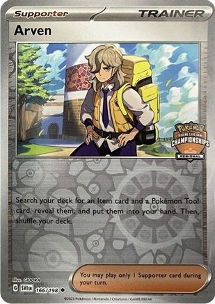 Arven (166/198) (Regional Championships) [League & Championship Cards] - Pokémon - Card Brawlers | Quebec | Canada |