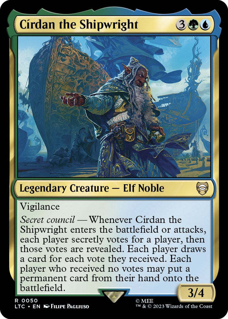 Cirdan the Shipwright [The Lord of the Rings: Tales of Middle-Earth Commander] - Magic: The Gathering - Card Brawlers | Quebec | Canada |