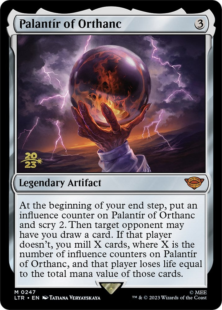 Palantir of Orthanc [The Lord of the Rings: Tales of Middle-Earth Prerelease Promos] - Magic: The Gathering - Card Brawlers | Quebec | Canada |