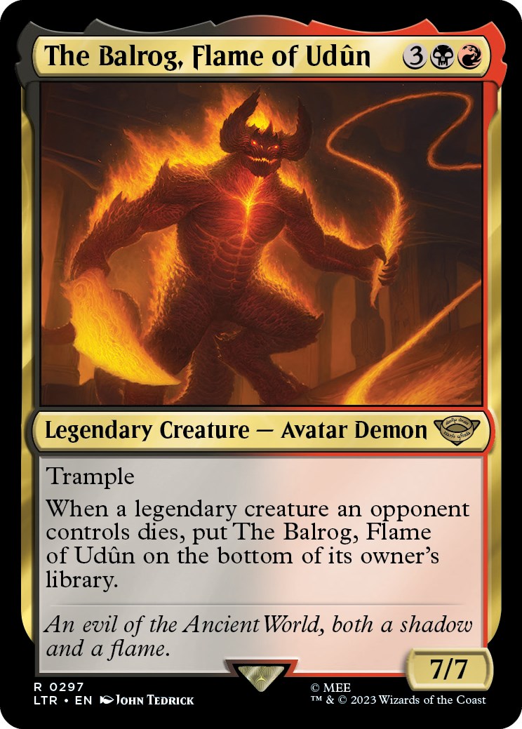 The Balrog, Flame of Udun [The Lord of the Rings: Tales of Middle-Earth] - Magic: The Gathering - Card Brawlers | Quebec | Canada |