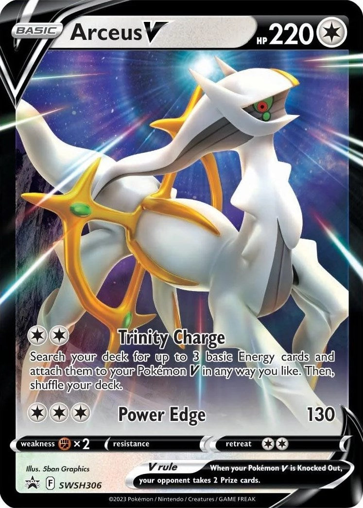 Arceus V (SWSH306) [Sword & Shield: Black Star Promos] - Pokémon - Card Brawlers | Quebec | Canada |