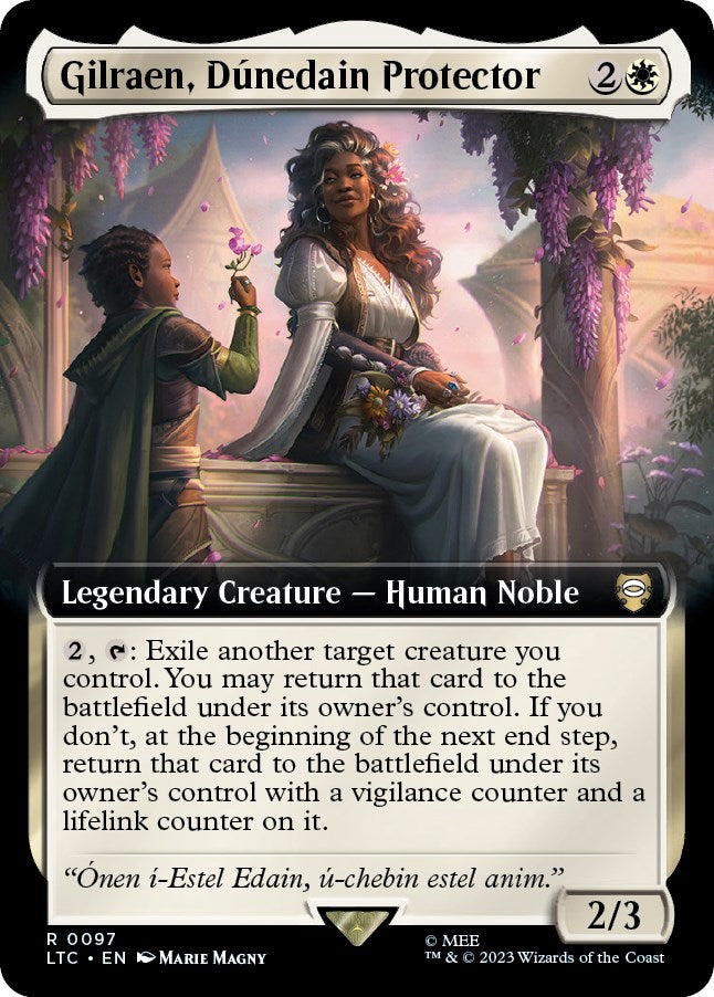 Gilraen, Dunedain Protector (Extended Art) [The Lord of the Rings: Tales of Middle-Earth Commander] - Magic: The Gathering - Card Brawlers | Quebec | Canada |
