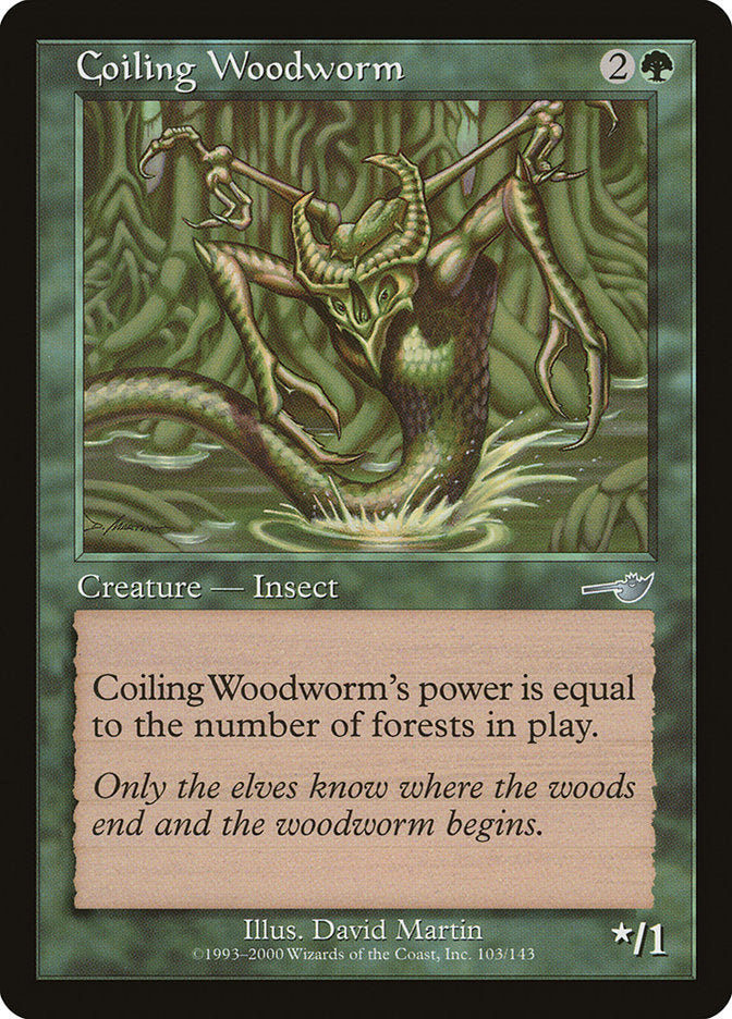 Coiling Woodworm [Nemesis] - Magic: The Gathering - Card Brawlers | Quebec | Canada |