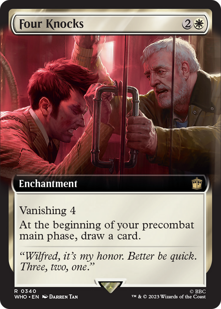 Four Knocks (Extended Art) [Doctor Who] - Magic: The Gathering - Card Brawlers | Quebec | Canada |