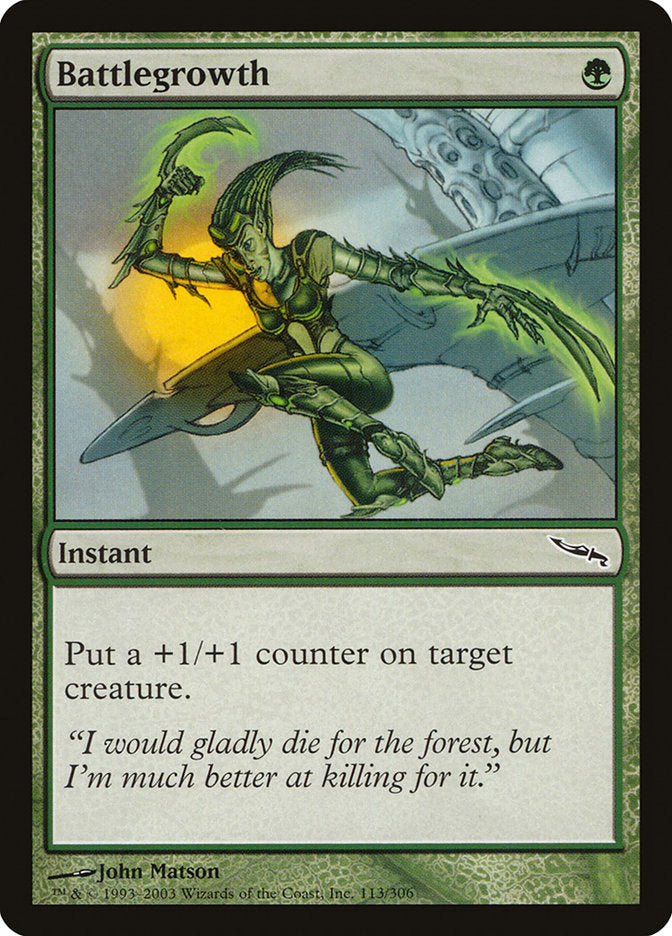 Battlegrowth [Mirrodin] - Magic: The Gathering - Card Brawlers | Quebec | Canada |