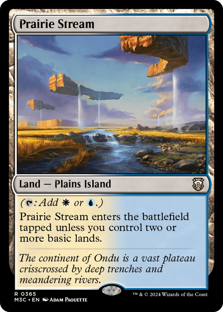 Prairie Stream (Ripple Foil) [Modern Horizons 3 Commander] - Magic: The Gathering - Card Brawlers | Quebec | Canada |