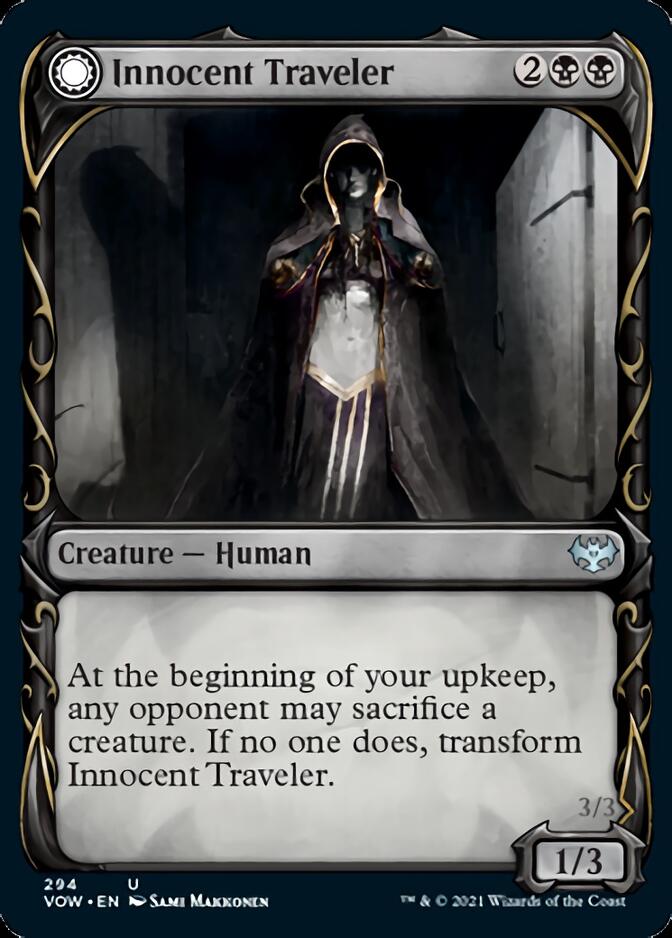 Innocent Traveler // Malicious Invader (Showcase Fang Frame) [Innistrad: Crimson Vow] - Magic: The Gathering - Card Brawlers | Quebec | Canada |