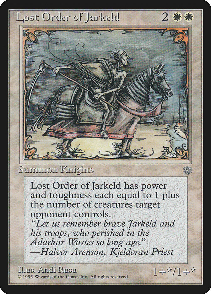 Lost Order of Jarkeld [Ice Age] - Magic: The Gathering - Card Brawlers | Quebec | Canada |