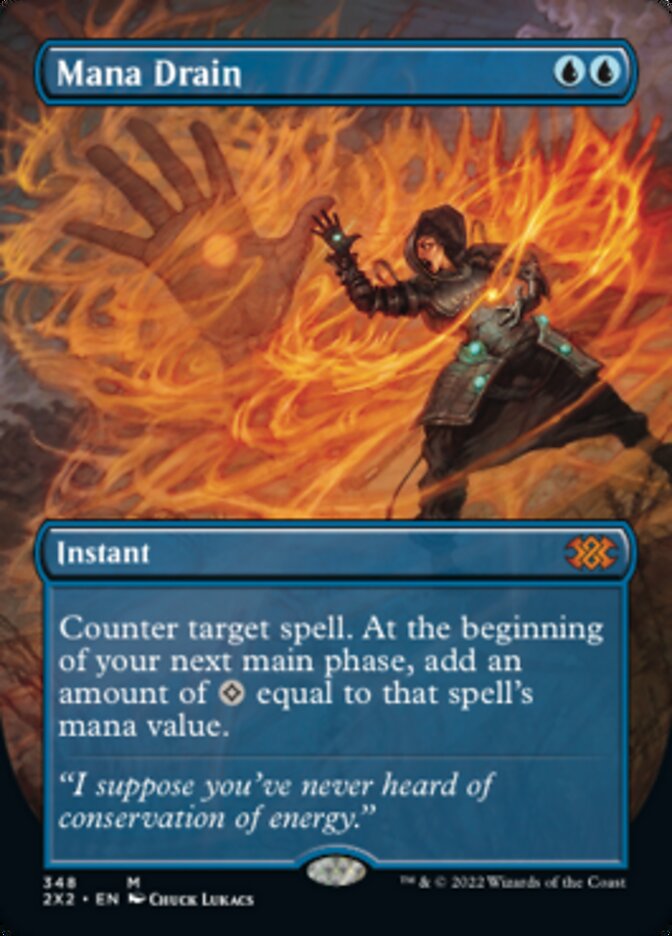 Mana Drain (Borderless Alternate Art) [Double Masters 2022] - Magic: The Gathering - Card Brawlers | Quebec | Canada |