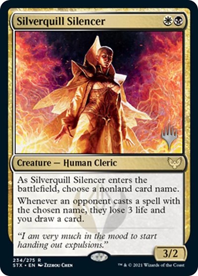 Silverquill Silencer (Promo Pack) [Strixhaven: School of Mages Promos] - Magic: The Gathering - Card Brawlers | Quebec | Canada |