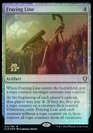Fraying Line [Commander Legends: Battle for Baldur's Gate Prerelease Promos] - Magic: The Gathering - Card Brawlers | Quebec | Canada |